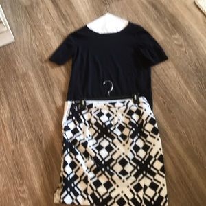 Sweater and skirt set
